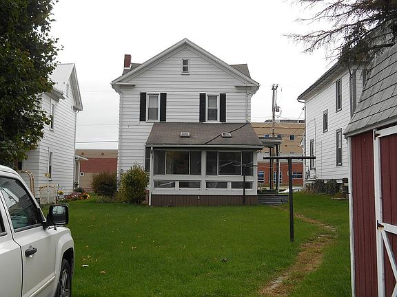 Backview with rear entrance