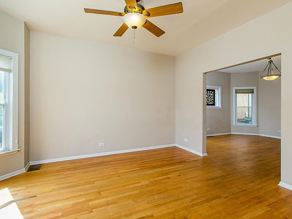 Living room and separate dining room