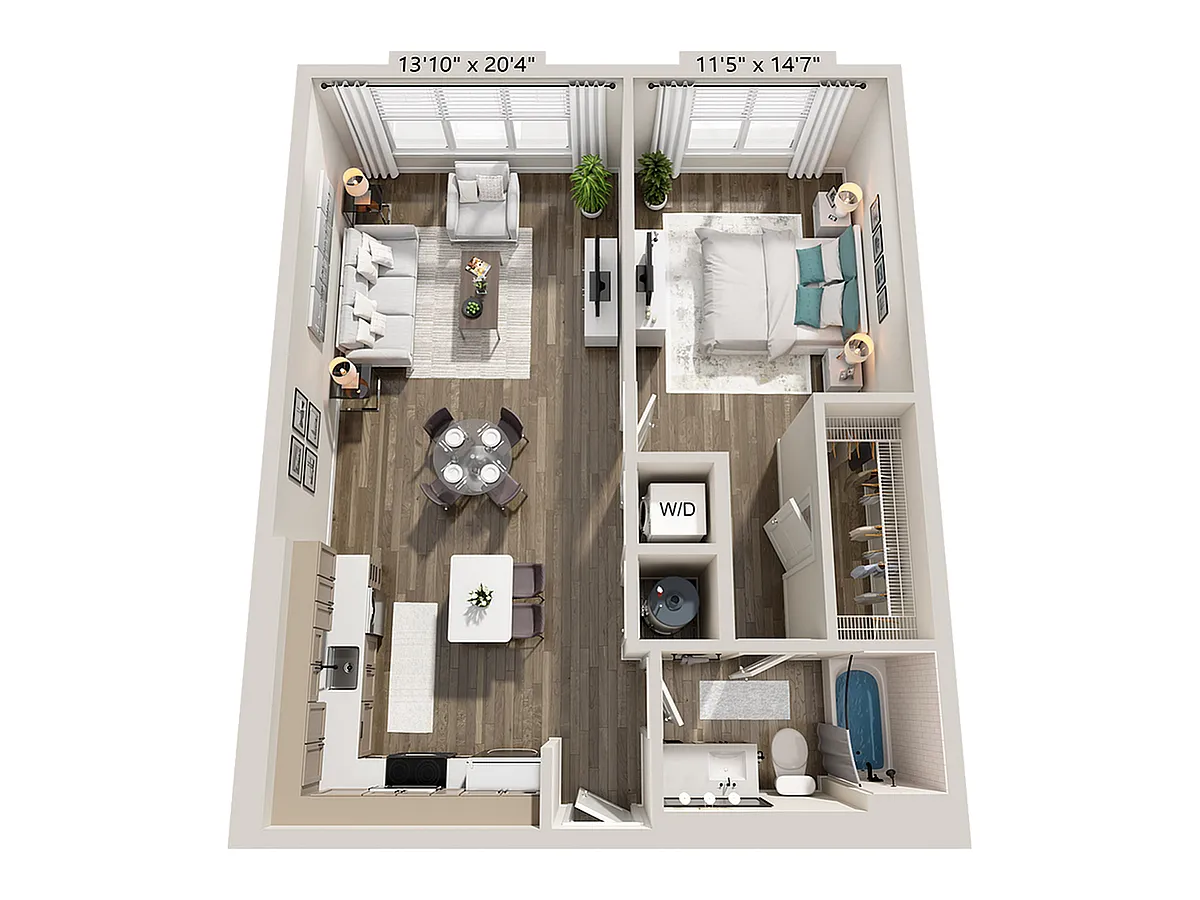 Floor plan A1
