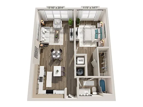 Floor plan A1