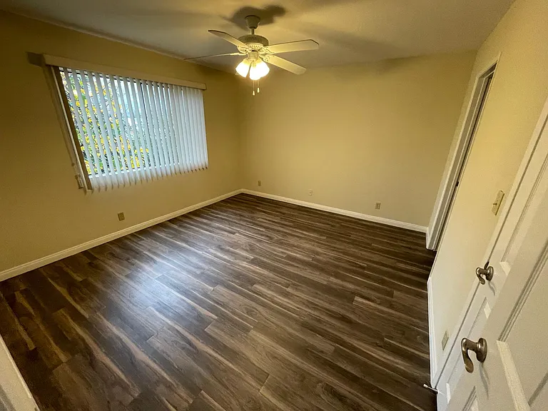 Bedroom with Vinyl Plank Flooring