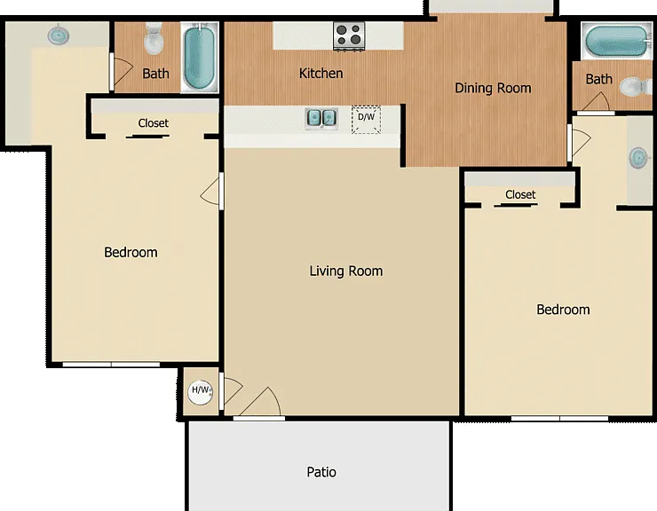 Plan 5 Floorplan Diagram