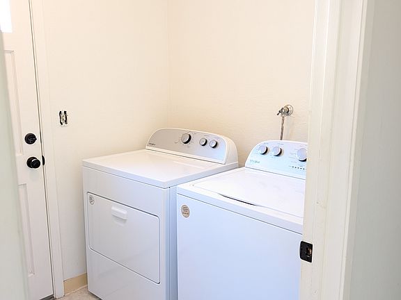 Washer and dryer included