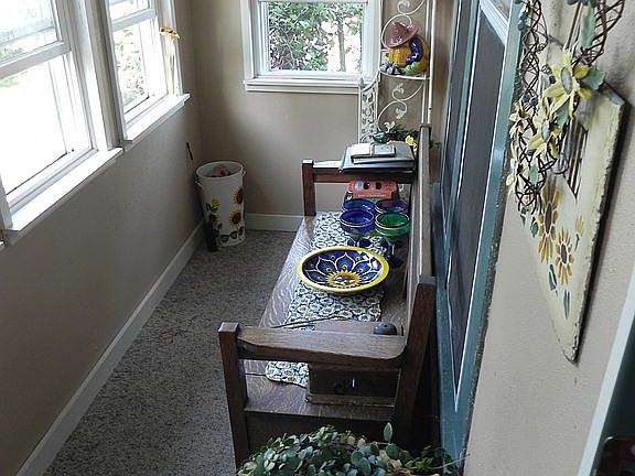 Enclosed back porch