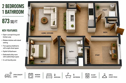 Floor plan 304