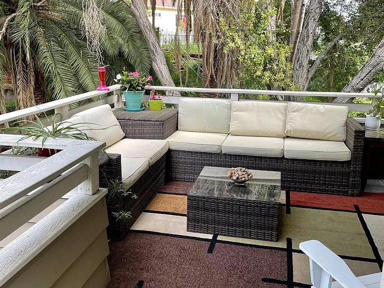 Canyon balcony off living room