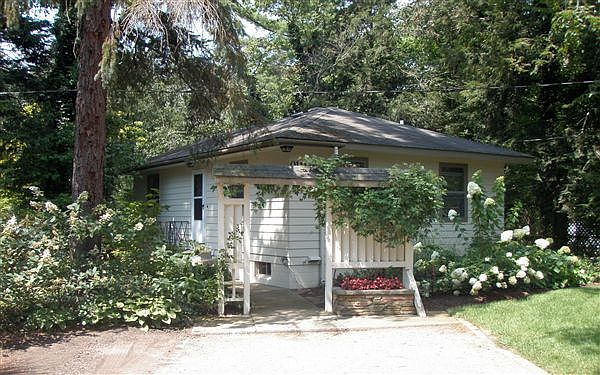 front exterior - faces east