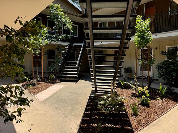 Courtyard and stairway leading to 2nd floor apartment