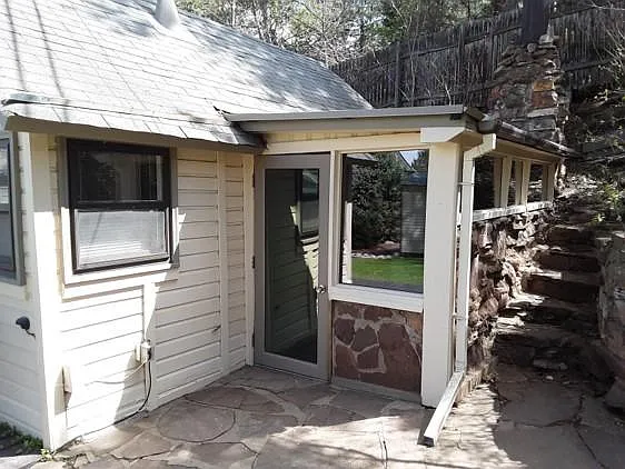 Stone patio