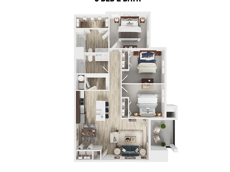 Three Bedroom H Three Bedroom H