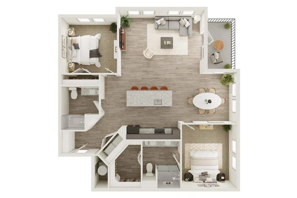 Floor plan B6