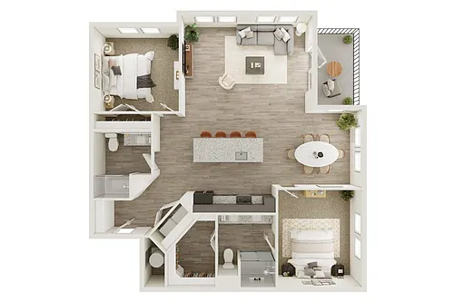 Floor plan B6