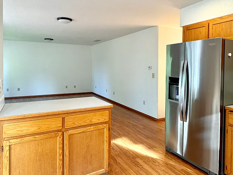 Kitchen Looking Into The Large Family Room