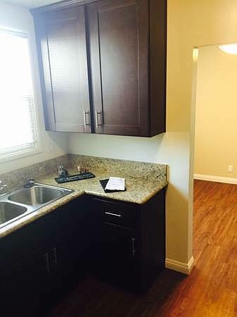 kitchen of the unit with granite counter tops