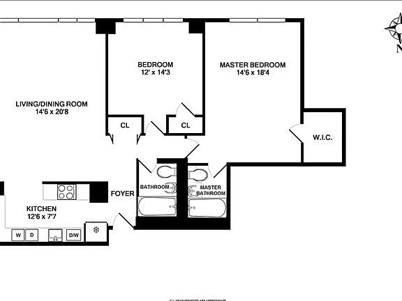 2nd image of 45 W 67th St APT 17B