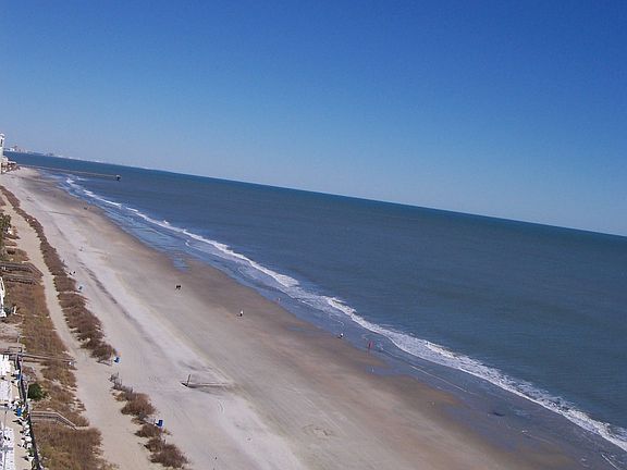 one view of beach and ocean