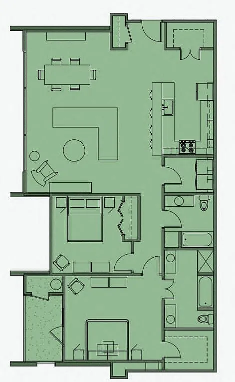 Floor plan Penthouse