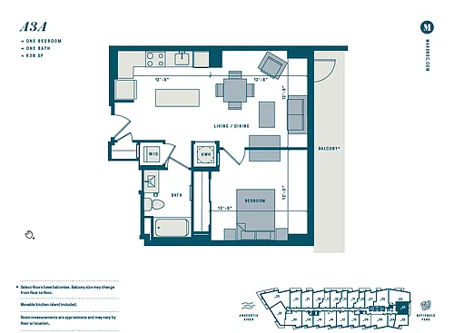 Floor plan A3A