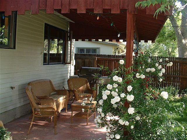 Springtime on the back patio