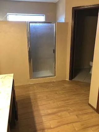 Upstairs shower
