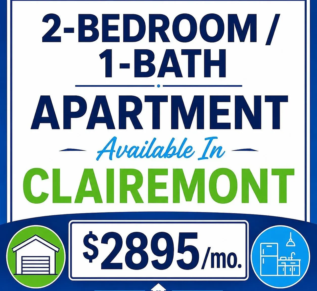 2 bed, 1.0 bath, 682 sqft, $2,895 — Photo 1