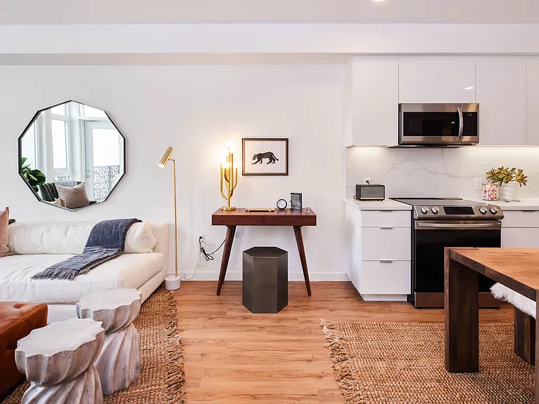 Living Room with Hard Surface Flooring