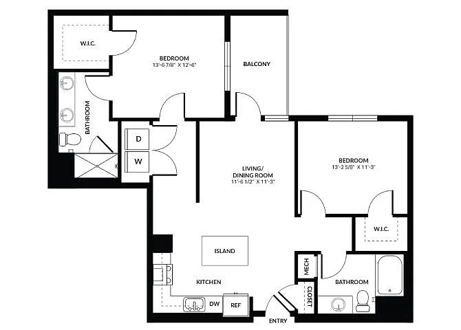 Floor plan B1