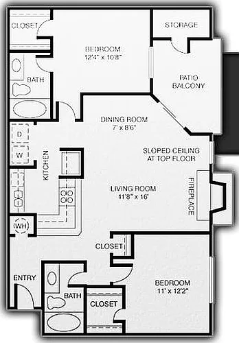 Floor plan The Washington