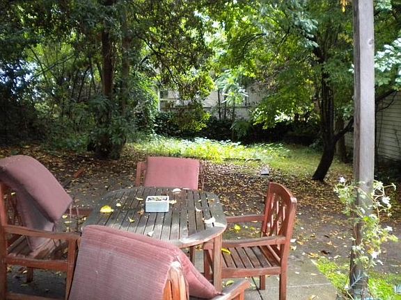 Patio area/view of yard