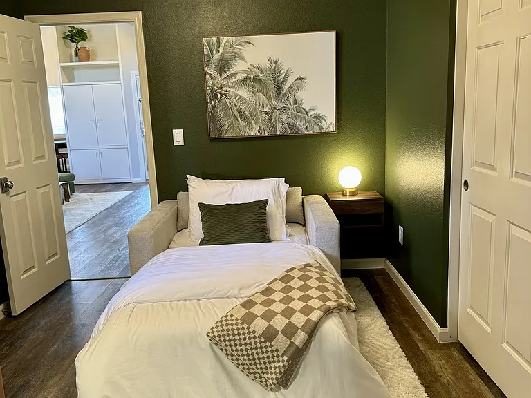Office/Bonus Bedroom 5: XL twin chair bed