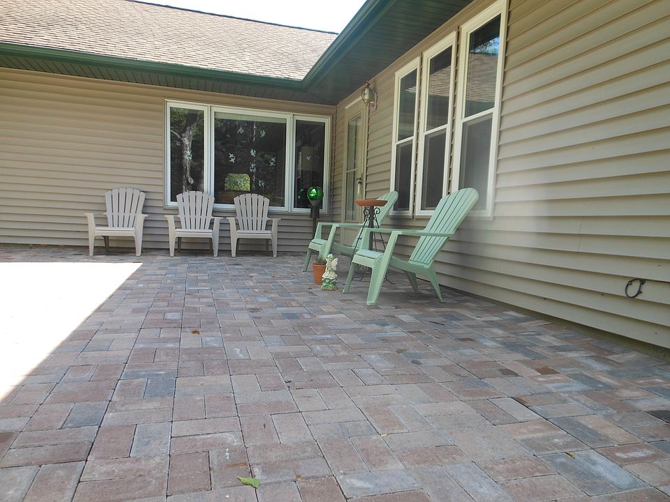 Patio surrounds family room