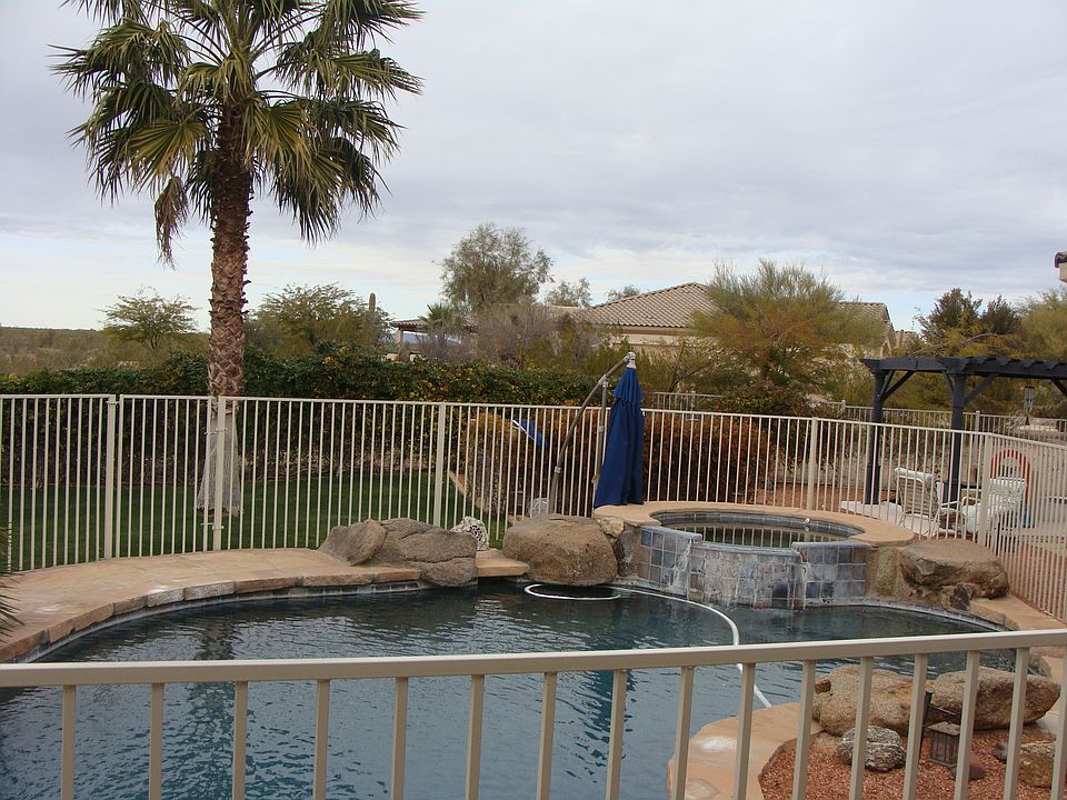Fenced pool