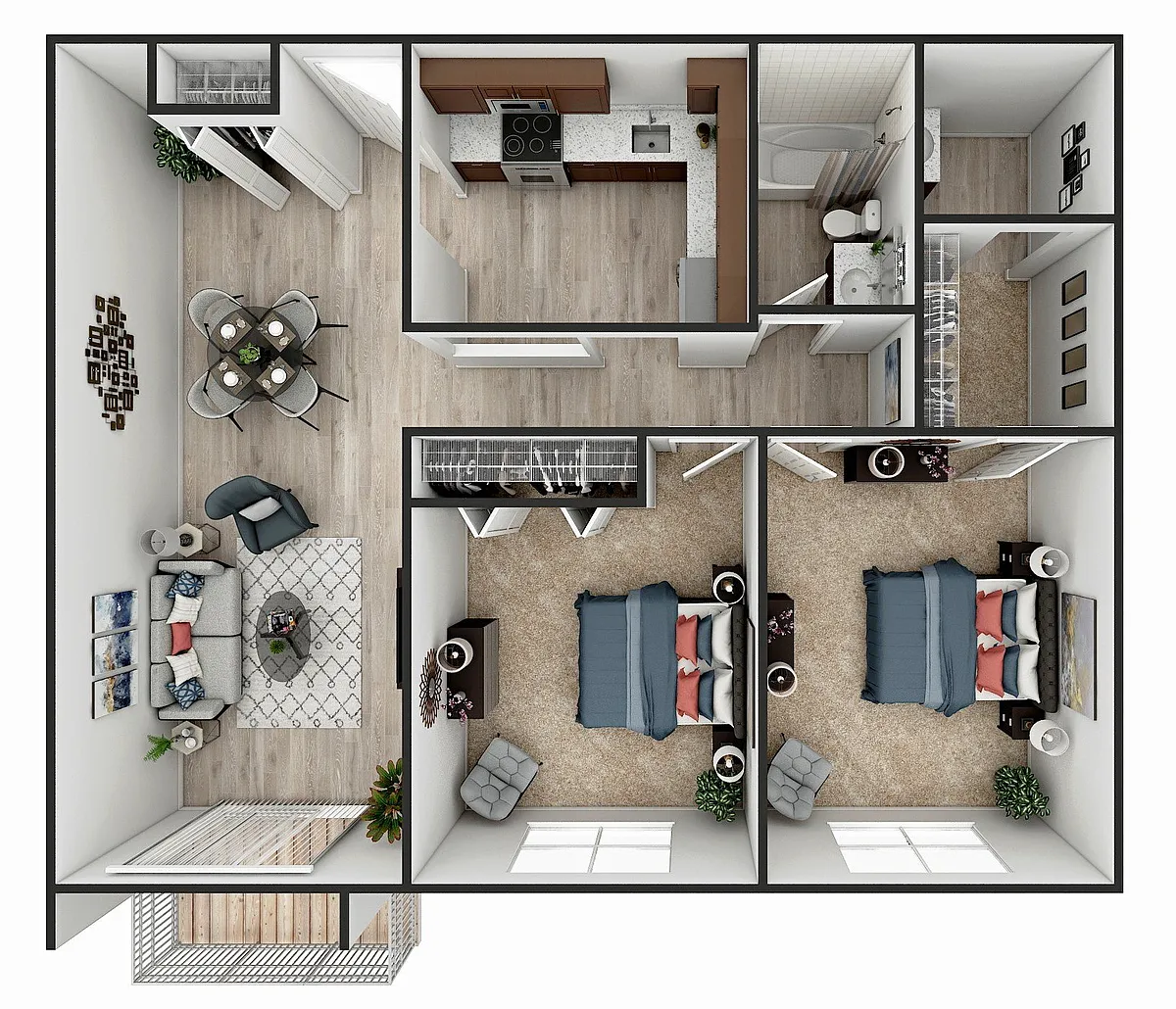 Floor plan B4