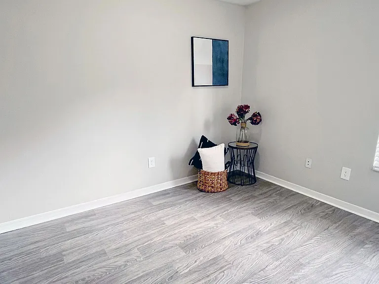 Enjoy spacious bedrooms with ample closet space and a window for natural light, creating a tranquil and inviting space.