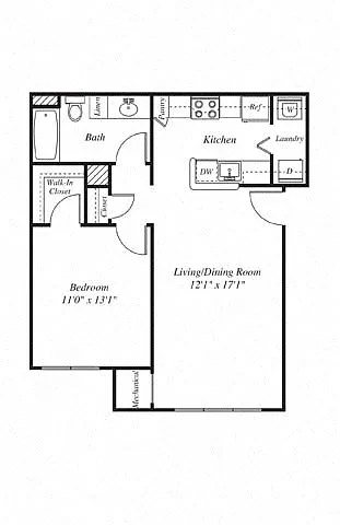 Floor plan 1A Renovation 6