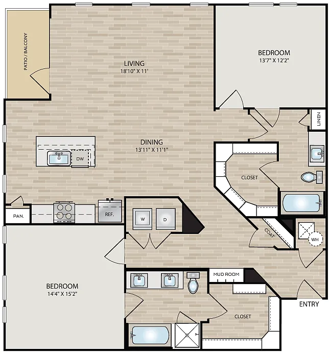 Floor plan B8