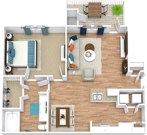 Floor plan Sunset