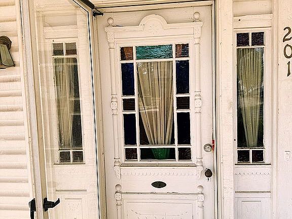 Stained glass door/entry 