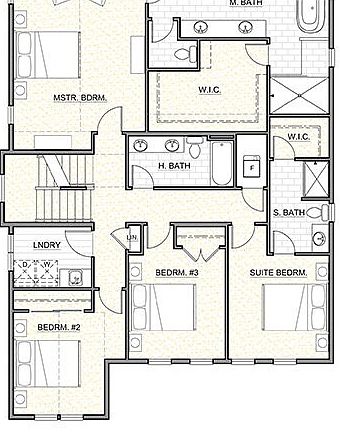 upper floor plan 