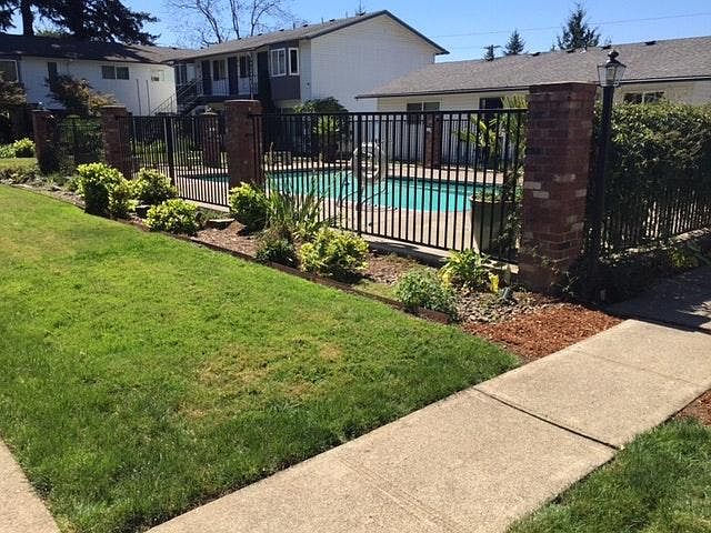 Courtyard and pool