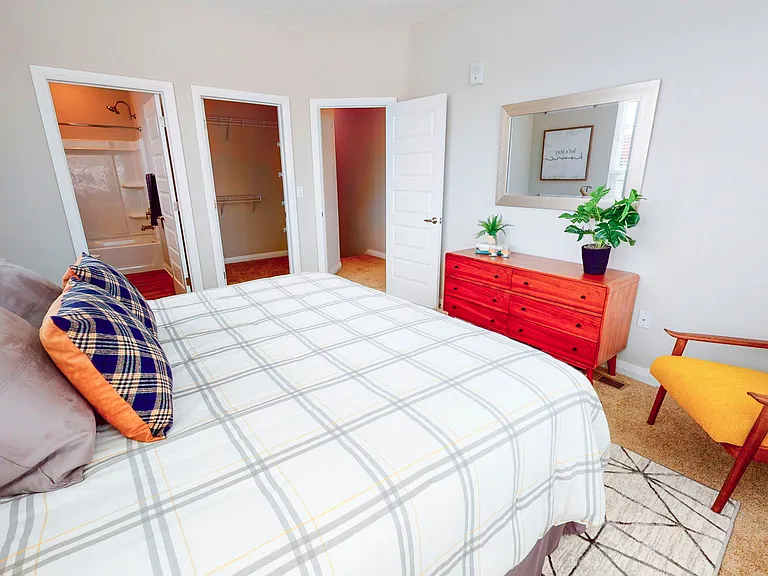 Beechwold Two bedroom townhome bedroom