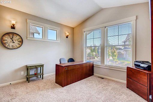 1ST VAULTED BEDROOM/OFFICE 