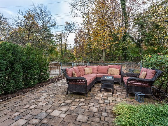 Rear Patio with Mature Lands