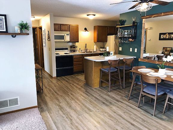 open concept kitchen/dining