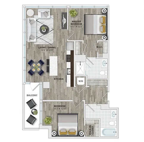 Floor plan 2B2
