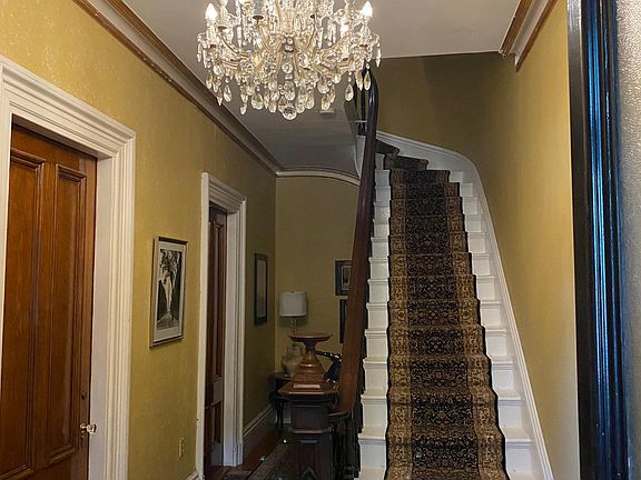 Front Entrance w Murano Glass Chandelier