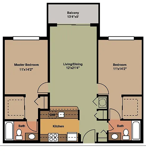 Floor plan A model