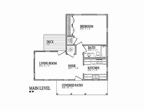 Floor plan Cottage