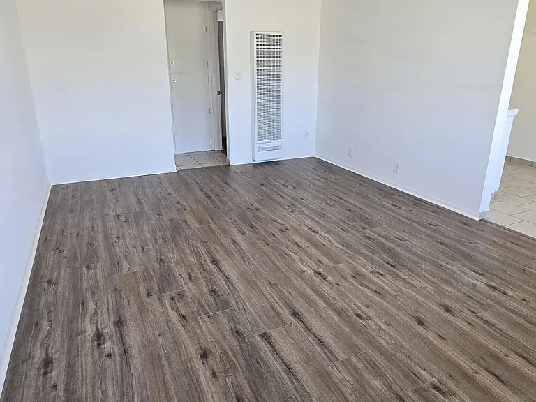 Living room with LVP flooring