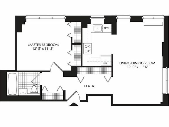2nd image of 250 W 93rd St APT 21D